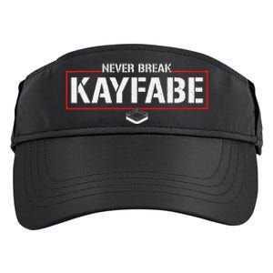 Never Break Kayfabe Pro Wrestling Adult Drive Performance Visor