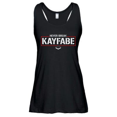 Never Break Kayfabe Pro Wrestling Ladies Essential Flowy Tank