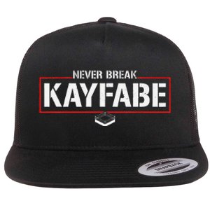 Never Break Kayfabe Pro Wrestling Flat Bill Trucker Hat