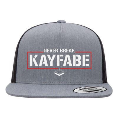 Never Break Kayfabe Pro Wrestling Flat Bill Trucker Hat