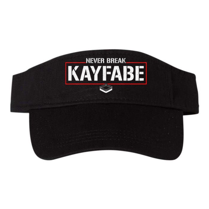 Never Break Kayfabe Pro Wrestling Valucap Bio-Washed Visor