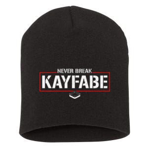 Never Break Kayfabe Pro Wrestling Short Acrylic Beanie