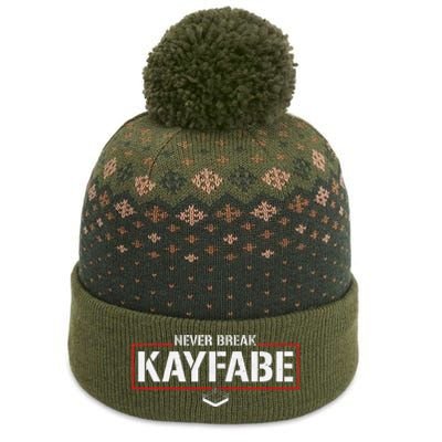 Never Break Kayfabe Pro Wrestling The Baniff Cuffed Pom Beanie