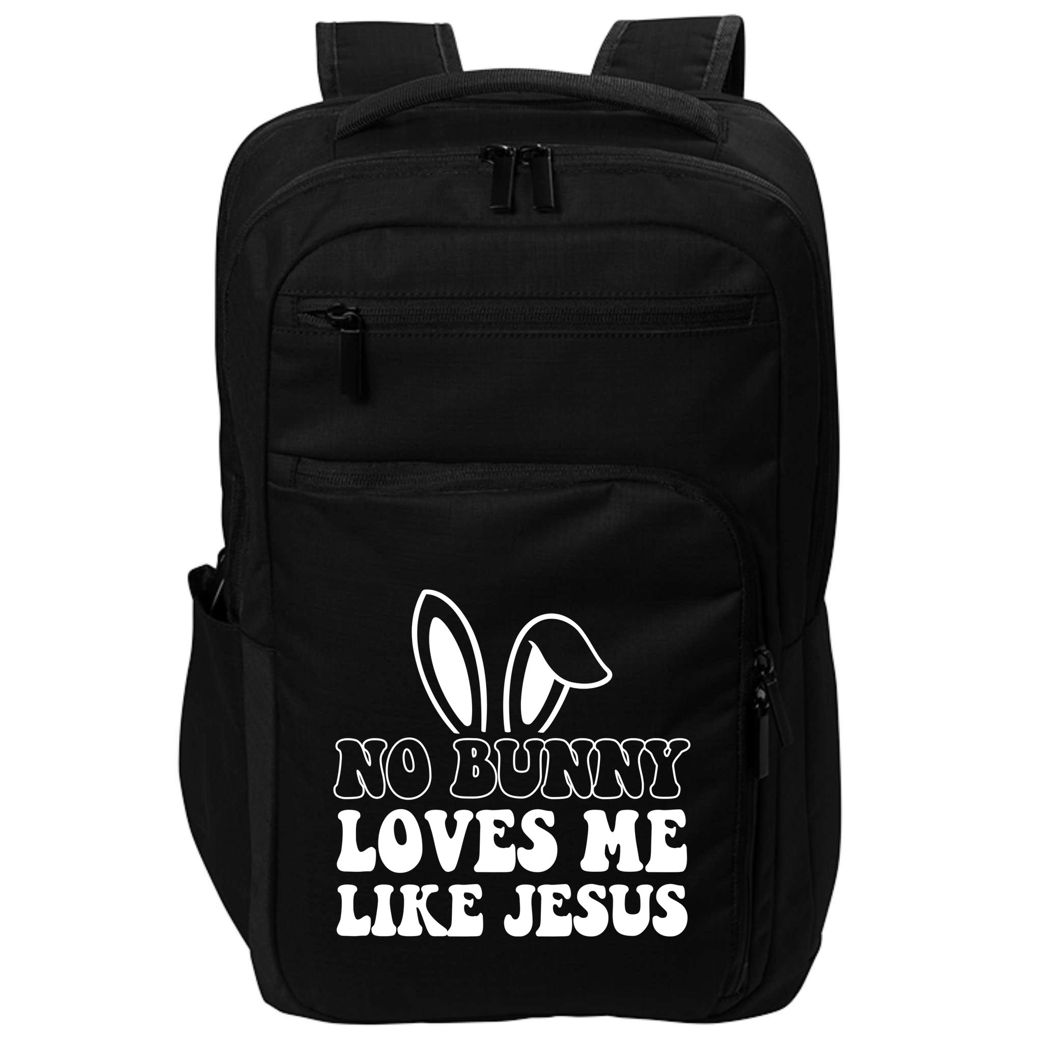 No Bunny Loves Me Like Jesus Cute Easter Impact Tech Backpack