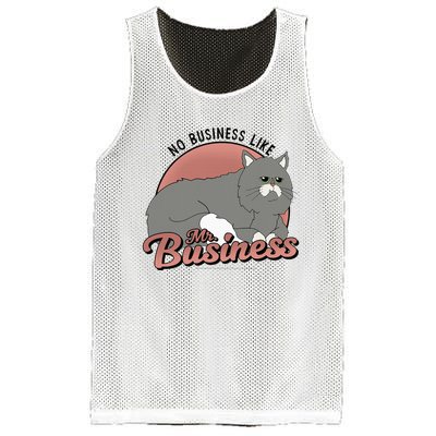 No Business Like Mr. Business Mesh Reversible Basketball Jersey Tank