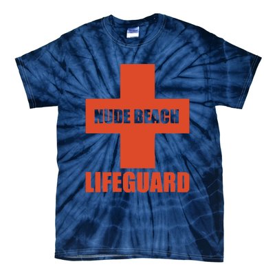 Nude Beach Lifeguard Tie-Dye T-Shirt