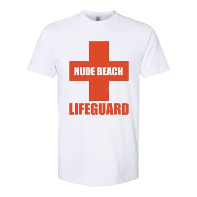 Nude Beach Lifeguard Softstyle® CVC T-Shirt