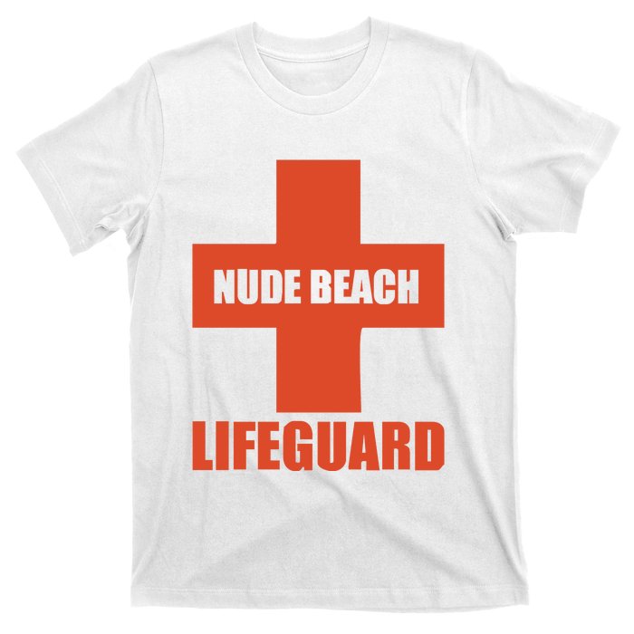 Nude Beach Lifeguard T-Shirt