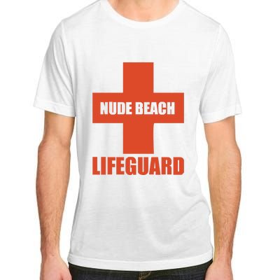 Nude Beach Lifeguard Adult ChromaSoft Performance T-Shirt