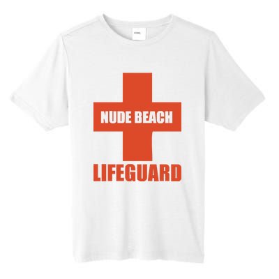 Nude Beach Lifeguard Tall Fusion ChromaSoft Performance T-Shirt