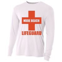 Nude Beach Lifeguard Cooling Performance Long Sleeve Crew