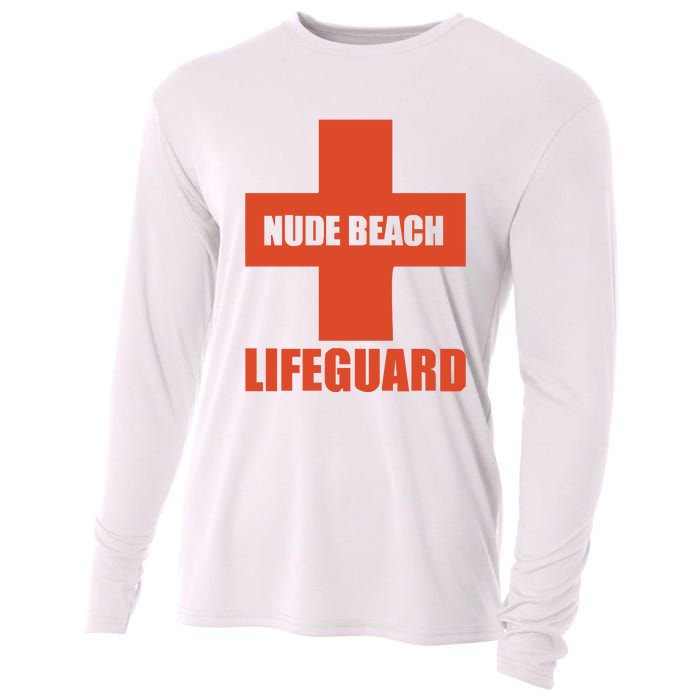 Nude Beach Lifeguard Cooling Performance Long Sleeve Crew