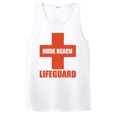 Nude Beach Lifeguard PosiCharge Competitor Tank