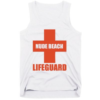 Nude Beach Lifeguard Tank Top