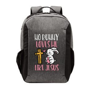 No Bunny Loves Me Like Jesus Easter Christian Religious Vector Backpack