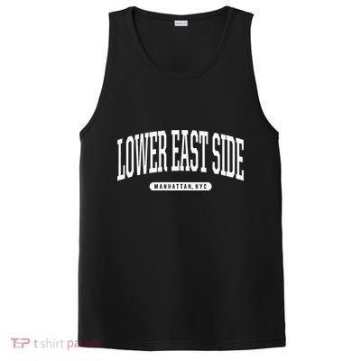 NYC Borough Lower East Side Manhattan New York PosiCharge Competitor Tank