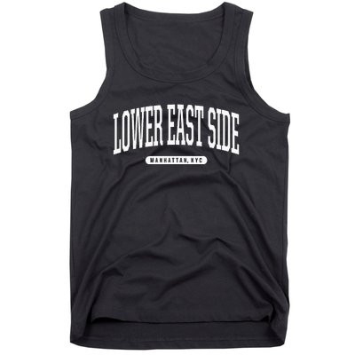 NYC Borough Lower East Side Manhattan New York Tank Top