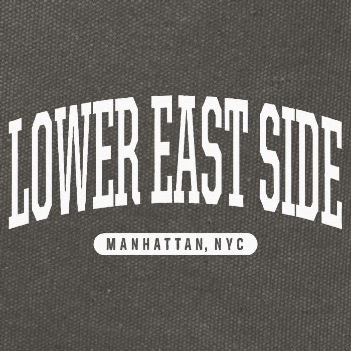 NYC Borough Lower East Side Manhattan New York Cotton Canvas Backpack