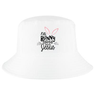 No Bunny Loves Me Like Jesus Easter Cool Comfort Performance Bucket Hat