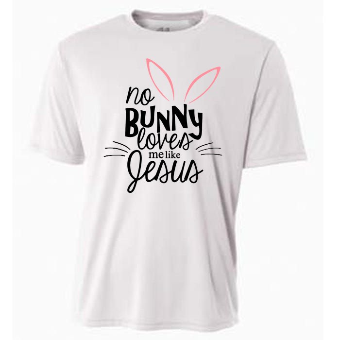 No Bunny Loves Me Like Jesus Easter Cooling Performance Crew T-Shirt