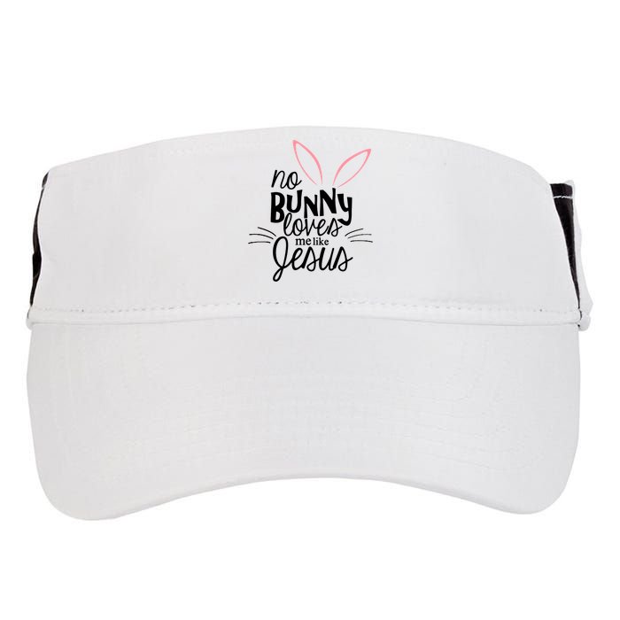 No Bunny Loves Me Like Jesus Easter Adult Drive Performance Visor