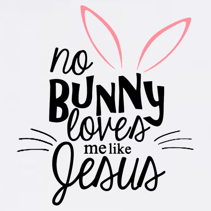 No Bunny Loves Me Like Jesus Easter Adult Drive Performance Visor