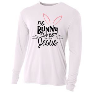 No Bunny Loves Me Like Jesus Easter Cooling Performance Long Sleeve Crew