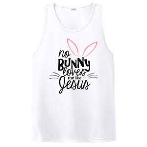 No Bunny Loves Me Like Jesus Easter PosiCharge Competitor Tank