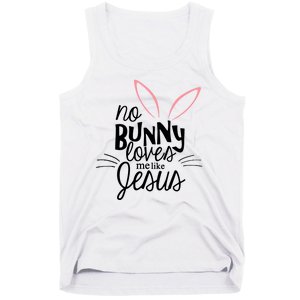 No Bunny Loves Me Like Jesus Easter Tank Top