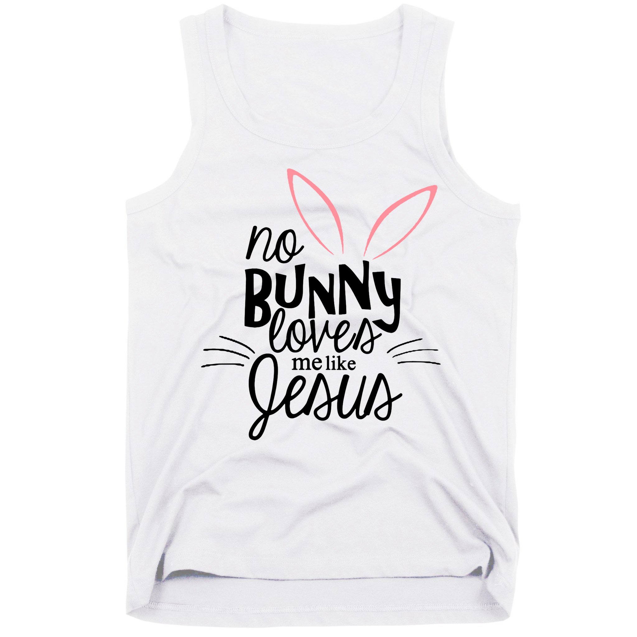 No Bunny Loves Me Like Jesus Easter Tank Top