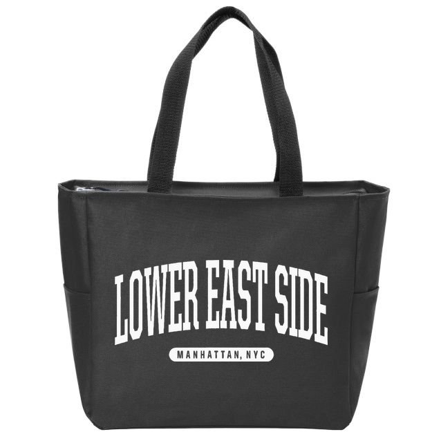 NYC Borough Lower East Side Manhattan New York Zip Tote Bag