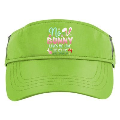 No Bunny Loves Me Like Jesus Easter Christian Religious Adult Drive Performance Visor