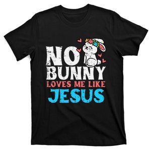 No Bunny Loves Me Like Jesus Religious Easter Christian T-Shirt