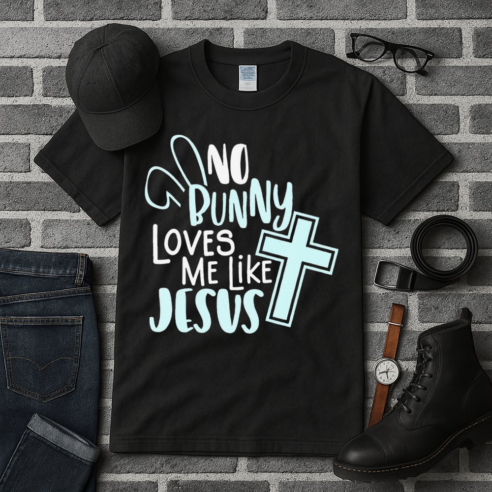 No Bunny Loves Me Like Jesus, Christian Easter Resurrection Tall T-Shirt