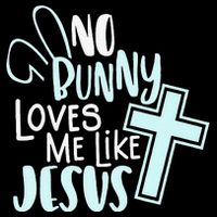 No Bunny Loves Me Like Jesus, Christian Easter Resurrection Impact Tech Backpack