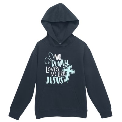 No Bunny Loves Me Like Jesus, Christian Easter Resurrection Urban Pullover Hoodie