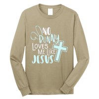 No Bunny Loves Me Like Jesus, Christian Easter Resurrection Long Sleeve Shirt