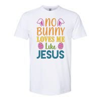 No Bunny Loves Me Like Jesus Easter Holiday Softstyle CVC T-Shirt