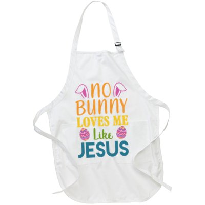 No Bunny Loves Me Like Jesus Easter Holiday Apron