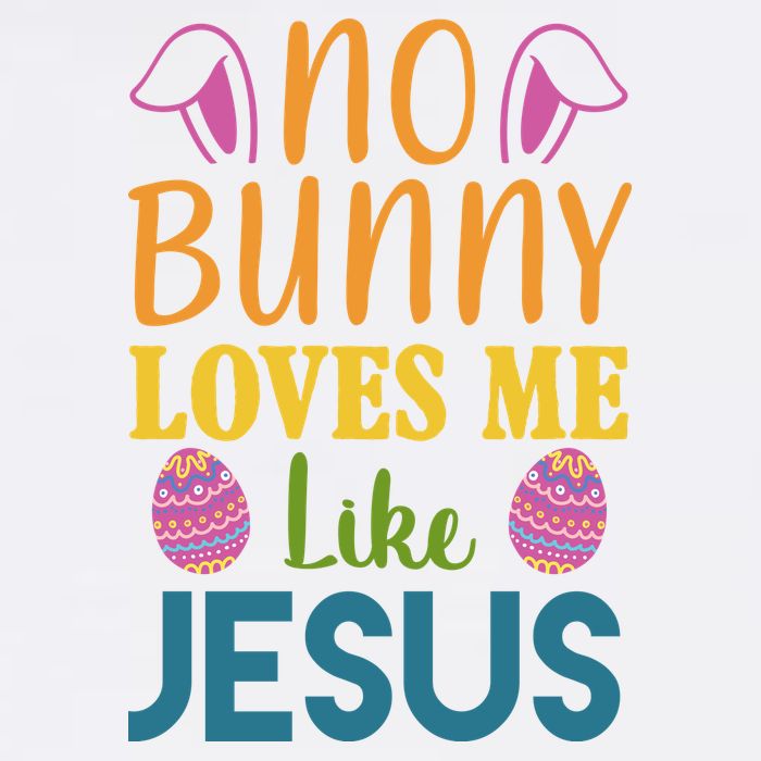 No Bunny Loves Me Like Jesus Easter Holiday Tall T-Shirt