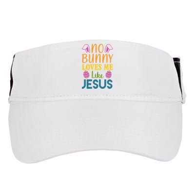 No Bunny Loves Me Like Jesus Easter Holiday Adult Drive Performance Visor