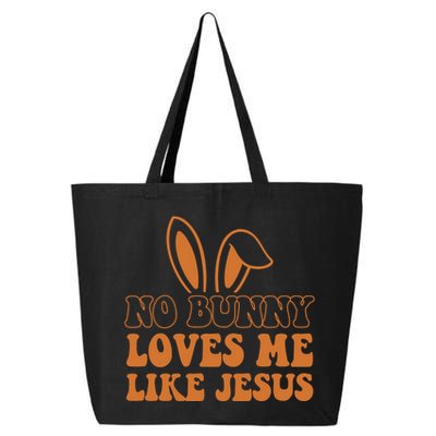 No Bunny Loves Me Like Jesus Easter Bunny 25L Jumbo Tote