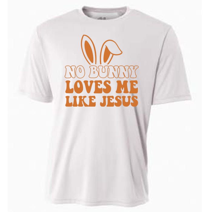 No Bunny Loves Me Like Jesus Easter Bunny Cooling Performance Crew T-Shirt