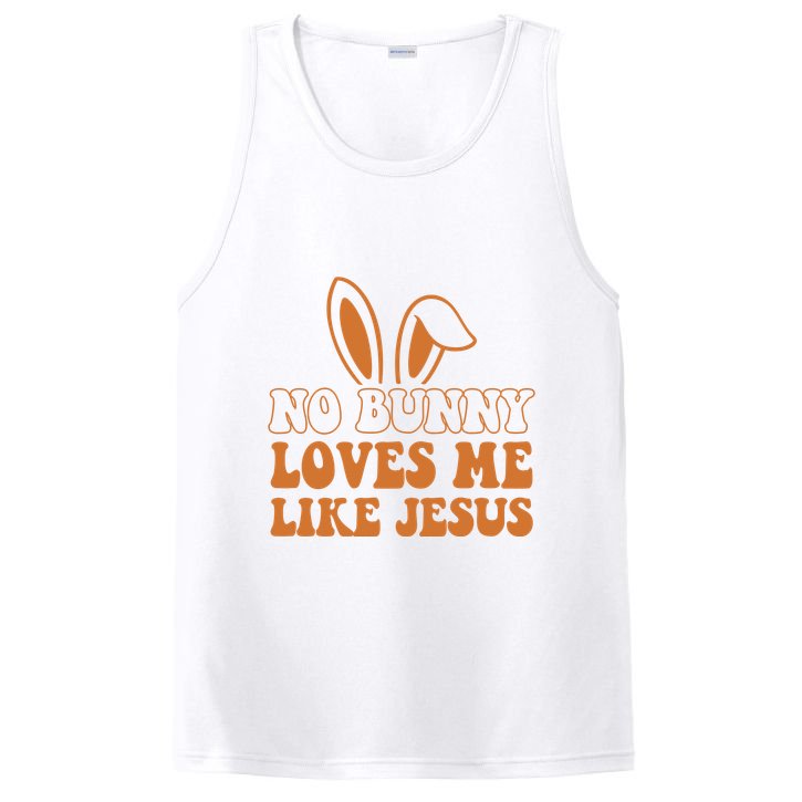 No Bunny Loves Me Like Jesus Easter Bunny PosiCharge Competitor Tank