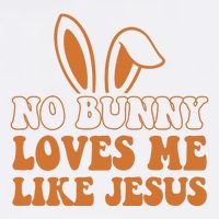 No Bunny Loves Me Like Jesus Easter Bunny Visor