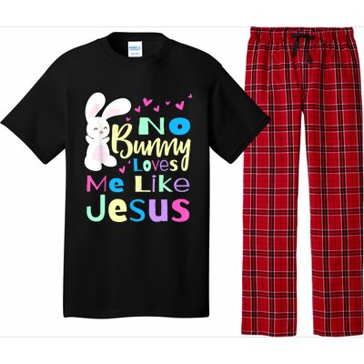 No Bunny Loves Me Like Jesus Jesus Loves Me Easter Pajama Set