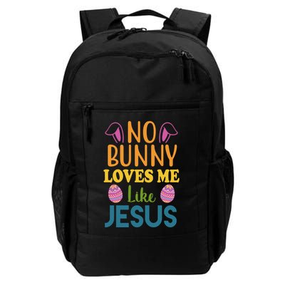 No Bunny Loves Me Like Jesus Easter Backpack
