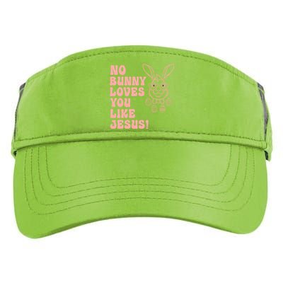 No Bunny Love You Like Jesus Great Gift Adult Drive Performance Visor