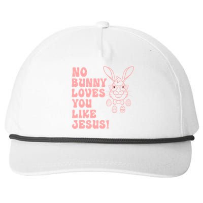 No Bunny Love You Like Jesus Great Gift Snapback Five-Panel Rope Hat