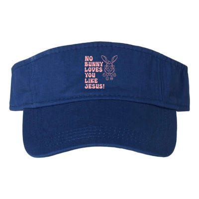 No Bunny Love You Like Jesus Great Gift Valucap Bio-Washed Visor